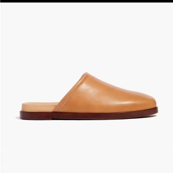 Madewell The Louisa Mule Amber Tan Camel Size 7.5 - Picture 2 of 9